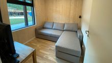 Grå sovesofa